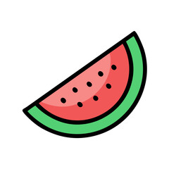 Watermelon Icon Vector Design