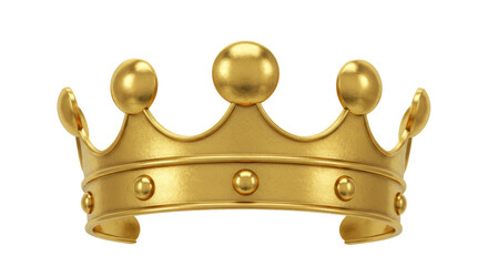 Isolated Golden crown