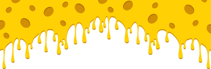 Melted Cheese Corner Border