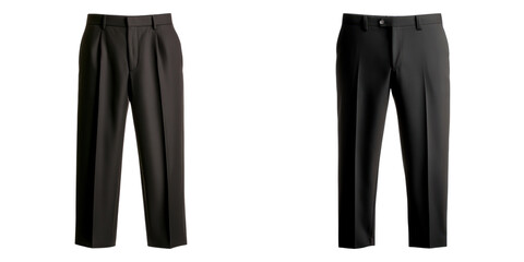 Tailored dress pants with sleek silhouette, perfect for formal occasions or professional settings. These versatile trousers