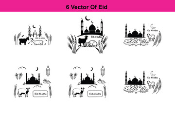 Eid Mubarak Typography. Arabic Islamic calligraphy,Happy Eid al adha mubarak