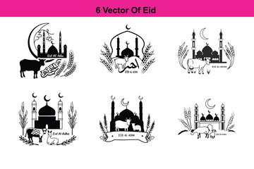 Eid Mubarak Typography. Arabic Islamic calligraphy,Happy Eid al adha mubarak