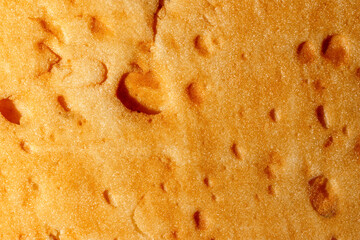 Orange construction foam as abstract background. Texture
