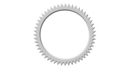 Isolated Gear Wheel