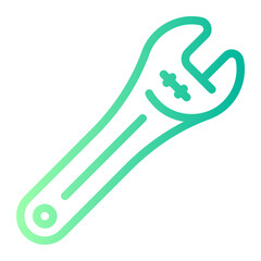 wrench gradient icon