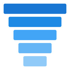 Fototapeta premium Funnel Diagram Infographic