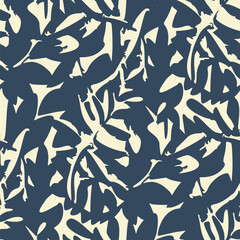 Seamless pattern with a simple abstract drawing. Vector illustration.