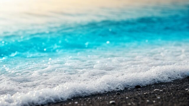 "Fundo gradiente desfocado azul, branco e preto" Create a soft, blurred gradient background featuring shades of blue, white, and black. The smooth transition between colors should create a calming yet