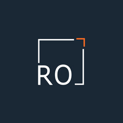 initial monogram logo for Creative with square style design.