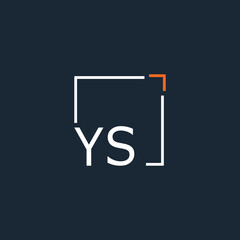 initial monogram logo for Creative with square style design.