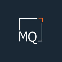 initial monogram logo for Creative with square style design.