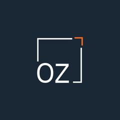 initial monogram logo for Creative with square style design.