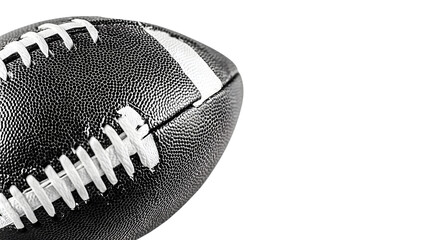 Fototapeta premium American Football Ball Isolated on Transparent Background for Sports and Team Concepts.