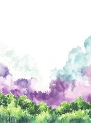 Fototapeta premium colorful clouds over the blue sky