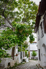Obraz premium old street in the old town, turkey
