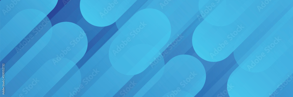 Wall mural abstract blue background with diagonal lines. dynamic shapes composition. vector illustration, eps10