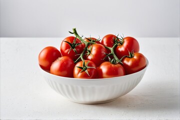 Fresh Organic Tomatoes on the Vine – Juicy Red Fruit for Healthy Recipes, Mediterranean Dishes, Farm-to-Table Meals, and Natural Lifestyle Food Concepts