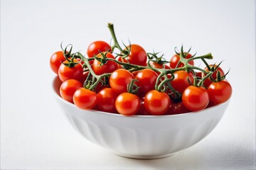 Fresh Organic Tomatoes on the Vine &ndash; Juicy Red Fruit for Healthy Recipes, Mediterranean Dishes, Farm-to-Table Meals, and Natural Lifestyle Food Concepts