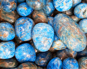 blue apatite mineral texture