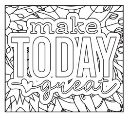 Motivational Quotes Coloring Pages For Adutls