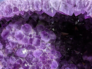 amethyst mineral texture