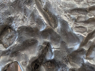 metal meteorite texture