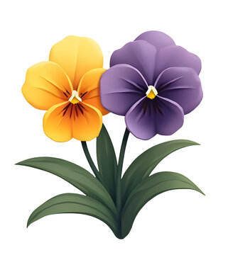 Pansy clip art preview