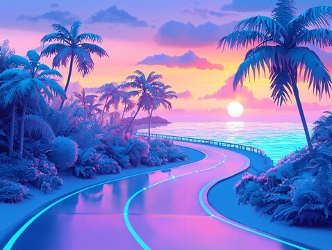 Tropical Sunset Drive