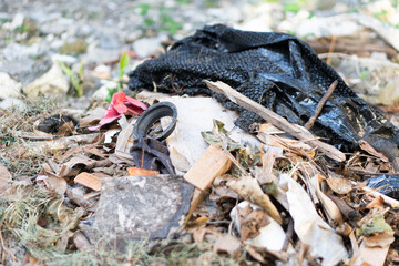 Cluttered Scene of Environmental Pollution