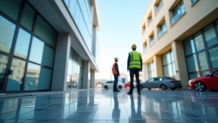 Building Safety Regulations: Evaluating Modern Code Standards and Inspection Protocols for Optimal Occupant Protection in Stock Photos with Left-Side Empty Space