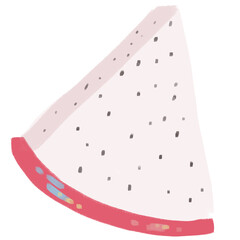 Piece of dragon fruit