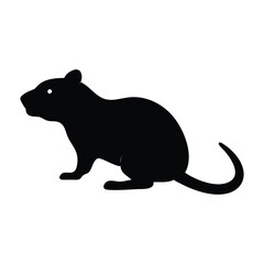 vector illustration of a black panther