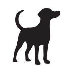 dog silhouette vector
