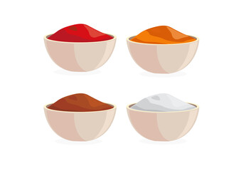 Spices Icon on Transparent Background stock illustration