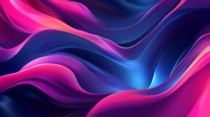 Fototapeta premium Abstract colorful waves flowing with shades of various gorgeous colors