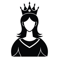 Queen crown vector illustration