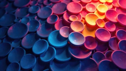 Interlocking circular shapes creating a flowing pattern, abstract design, interlock, circular pattern