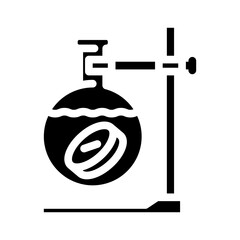 pharmacology pharmacist glyph icon vector illustration