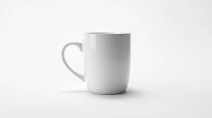 Fototapeta premium Steaming White Mug Illustration