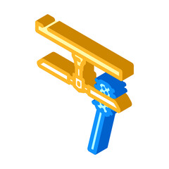 ceiling fan cleaning home maintenance isometric icon vector illustration