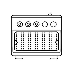 amplifier icon, amplifier vector illustration-simple illustration of amplifier, perfect for amplifier logos and icons