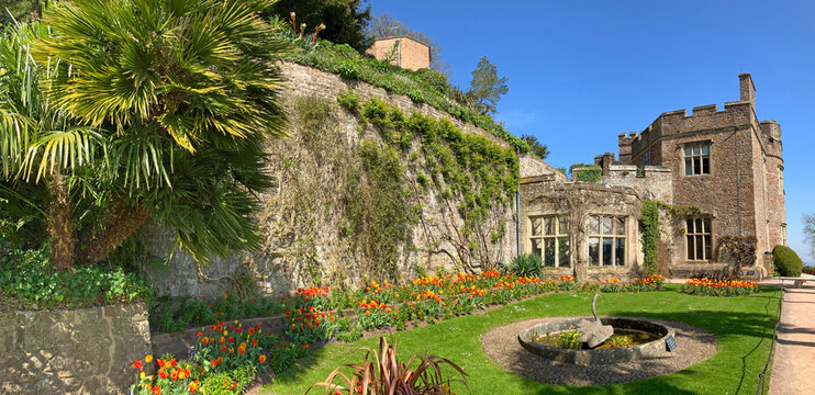 The Gardens in Dunster Castle, Dunster, Somerset, UK