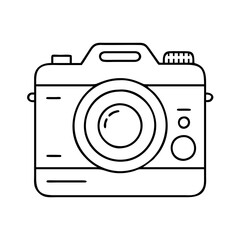 basic camera icon, basic camera vector illustration-simple illustration of basic camera, perfect for basic camera logos and icons