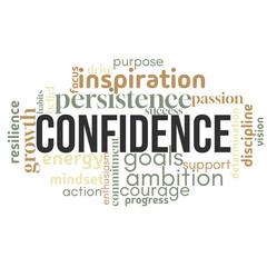 Obraz premium An inspiring word cloud centered on 