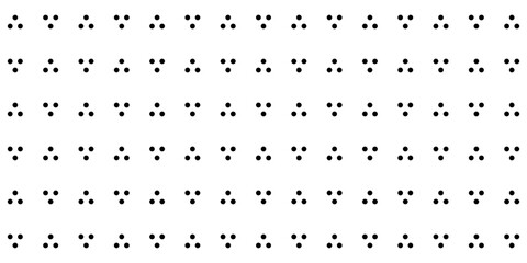 Polka dot pattern. Seamless geometric background with arrows, circles.