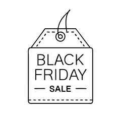 black friday sale tag icon, black friday sale tag vector illustration-simple illustration of black friday sale tag, perfect for black friday sale tag logos and icons