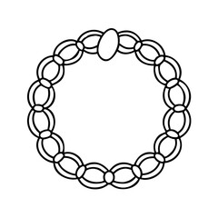 bracelet icon, bracelet vector illustration-simple illustration of bracelet, perfect for bracelet logos and icons