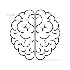brain icon icon, brain icon vector illustration-simple illustration of brain icon, perfect for brain icon logos and icons