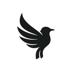 Bird logo on the branch