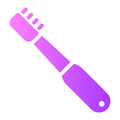 electric toothbrush gradient icon